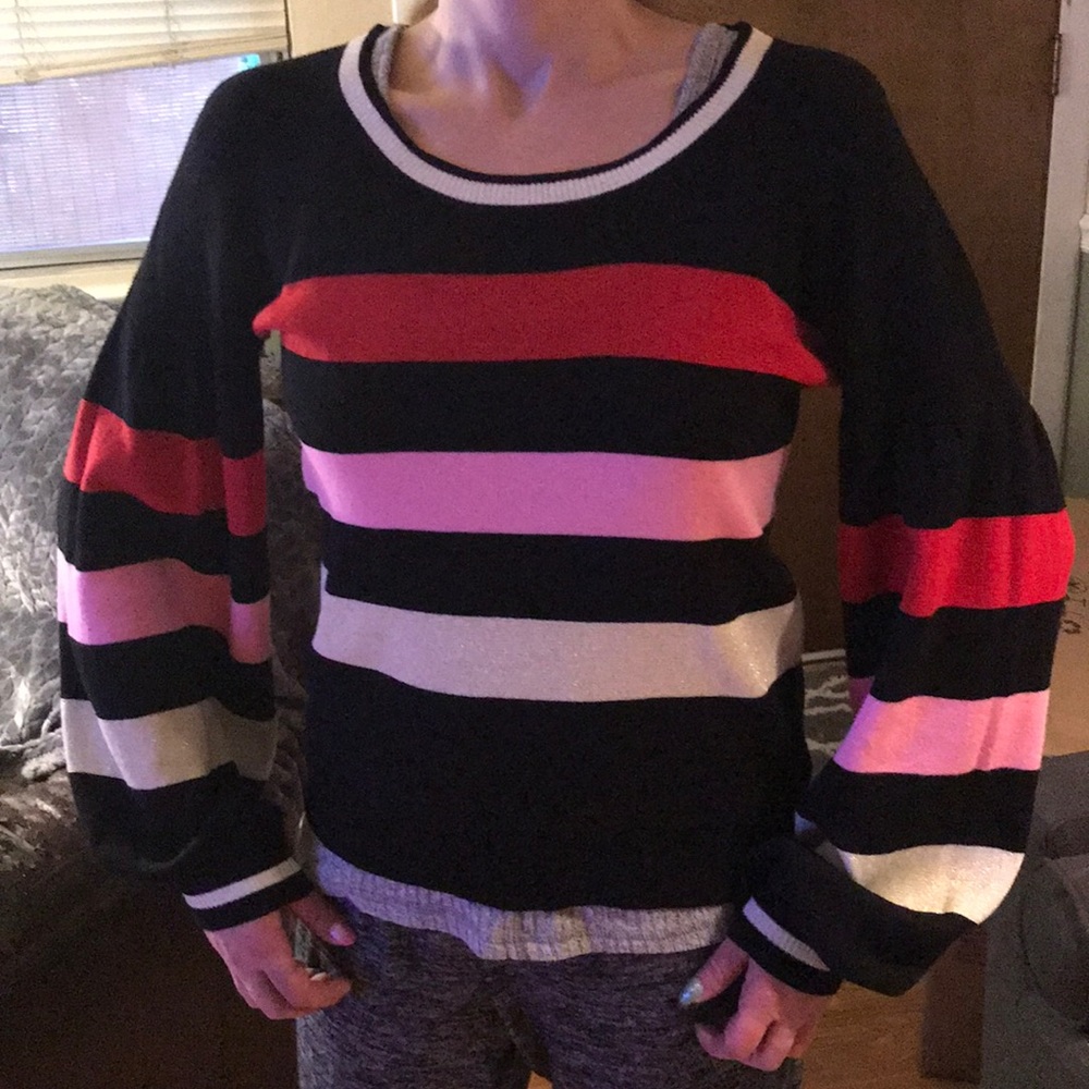 NWT Statement Sleeve Sweater
